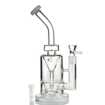 Untertasse Perc Incycler Hookah Glas Rauchen Wasserpfeifen (ES-GB-364)